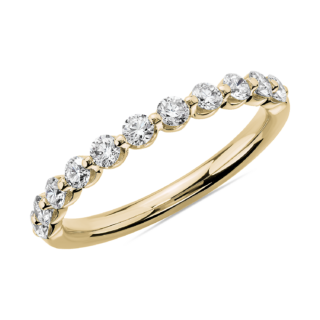 Floating Diamond Wedding Ring in 14k Yellow Gold (1/2 ct. tw.)