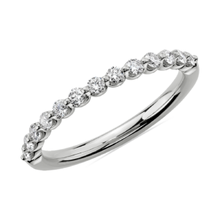 Floating Diamond Wedding Ring in Platinum (1/3 ct. tw.)