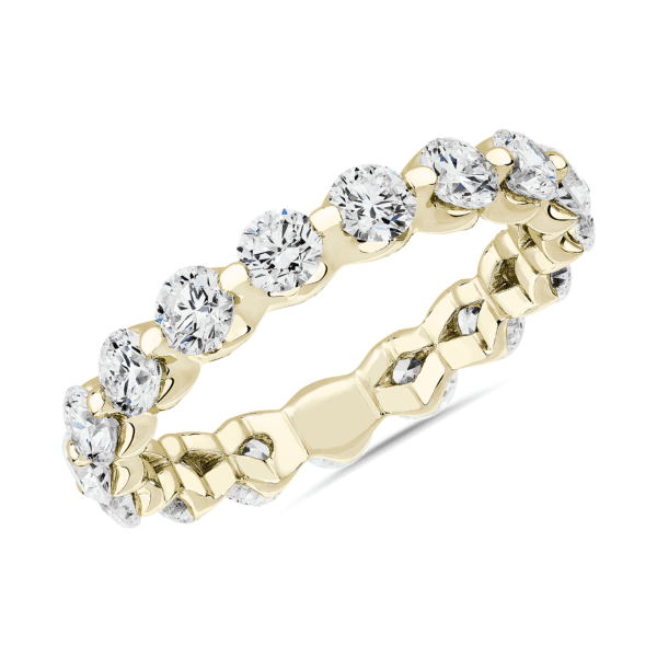 Floating Diamond Eternity Ring in 14k Yellow Gold (2 ct. tw.)